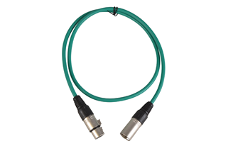 XLR Male to XLR Female Patch Lead 3 Pin Balanced Choice of Length & Colour